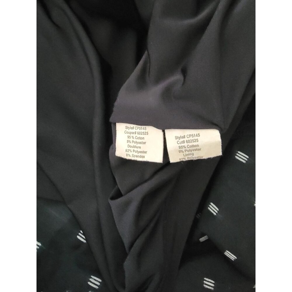 Anthropologie EVA FRANCO Festive Bow Black & White Sleeveless Dress Sz 2 MUSA - Picture 5 of 6